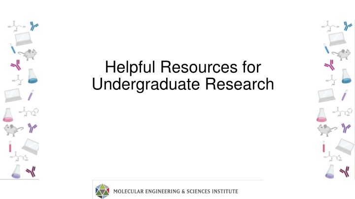 helpful resources for undergraduate research