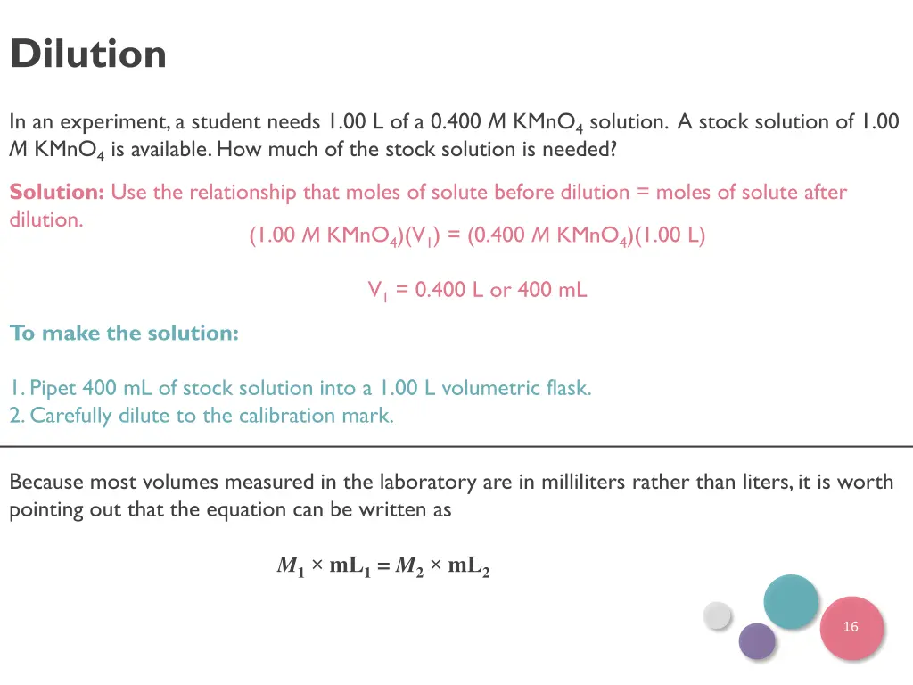 dilution 1