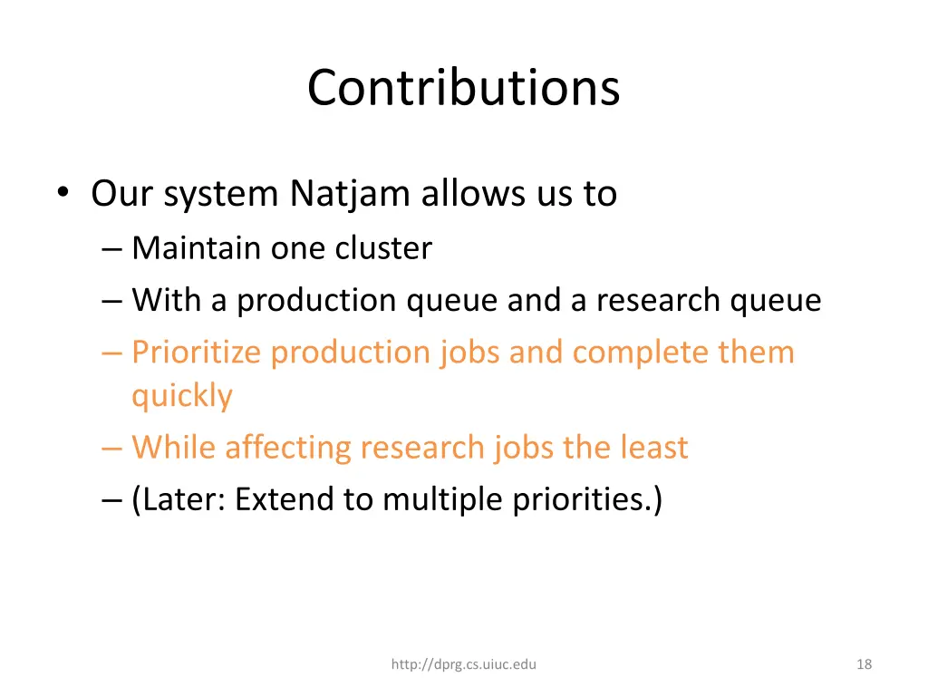 contributions