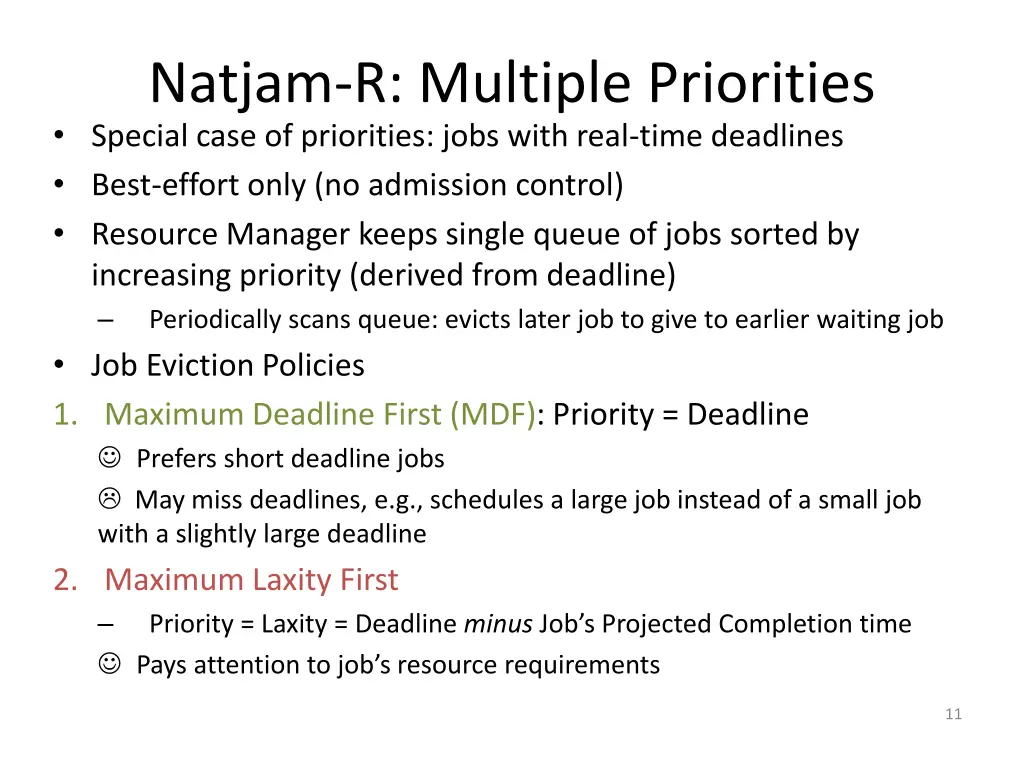 natjam r multiple priorities special case