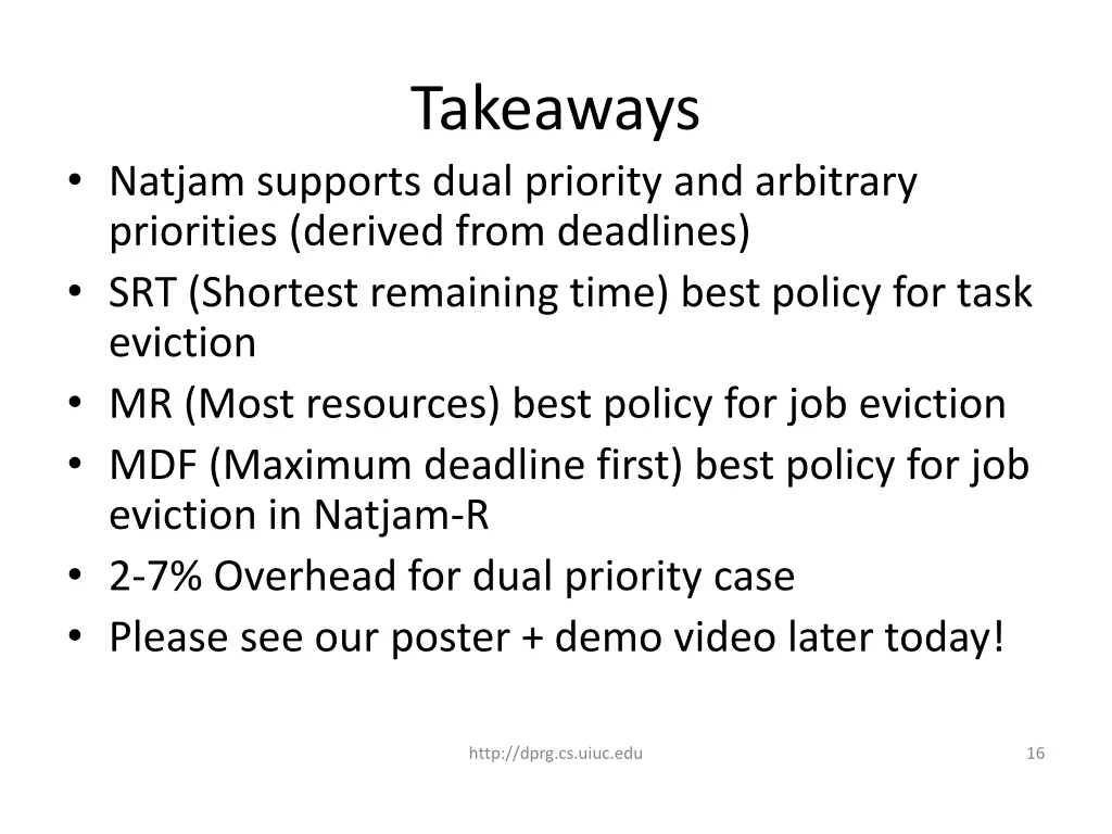 takeaways