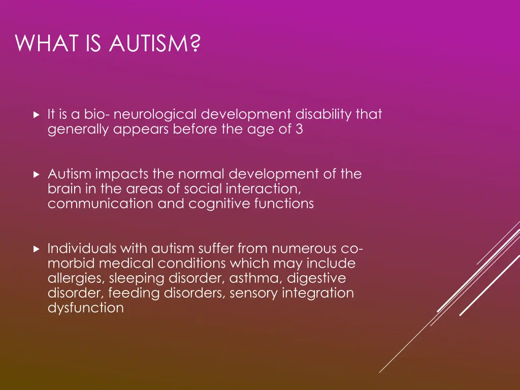 what is autism