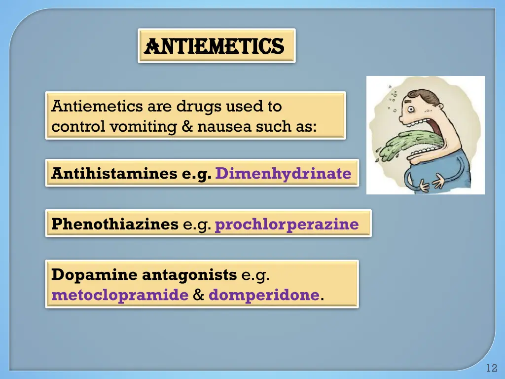 antiemetics antiemetics