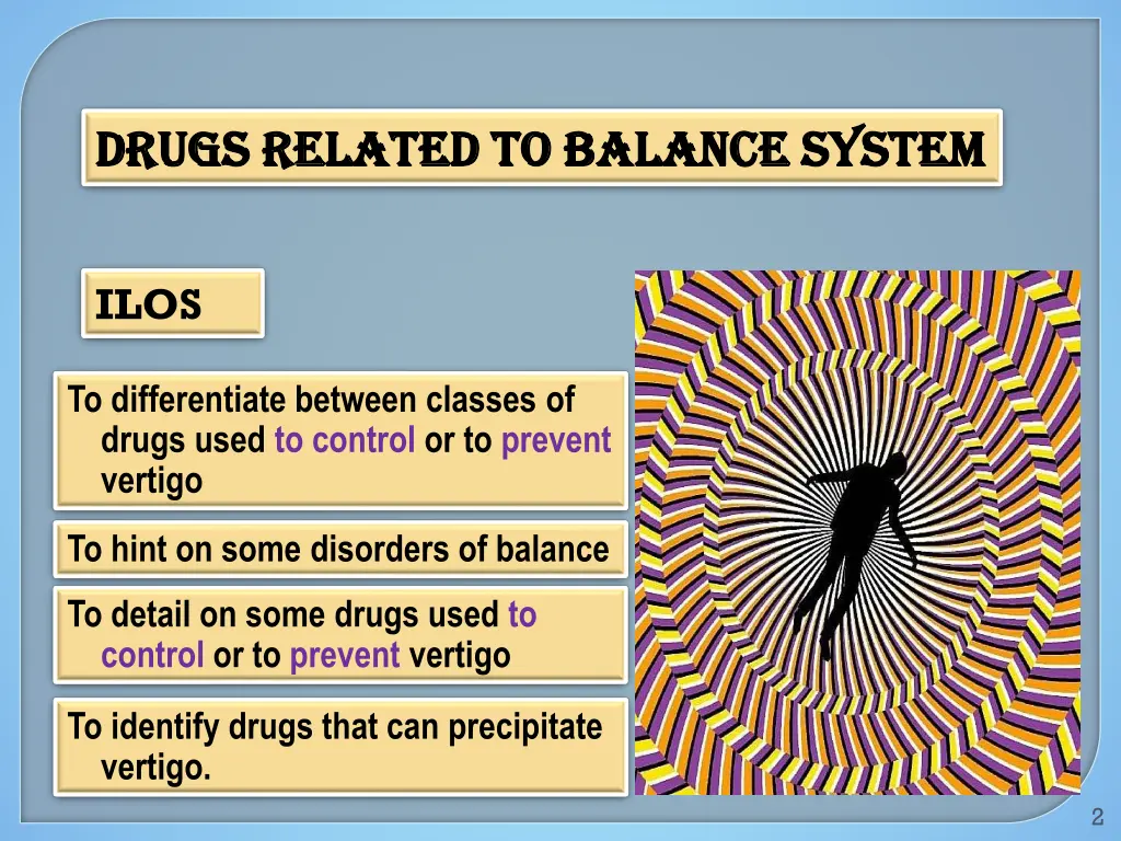 drugs related to balance system drugs related 1