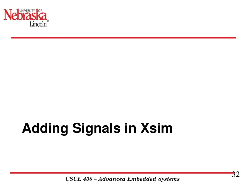 adding signals in xsim
