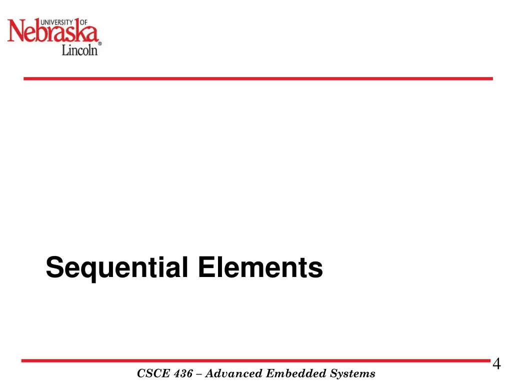 sequential elements