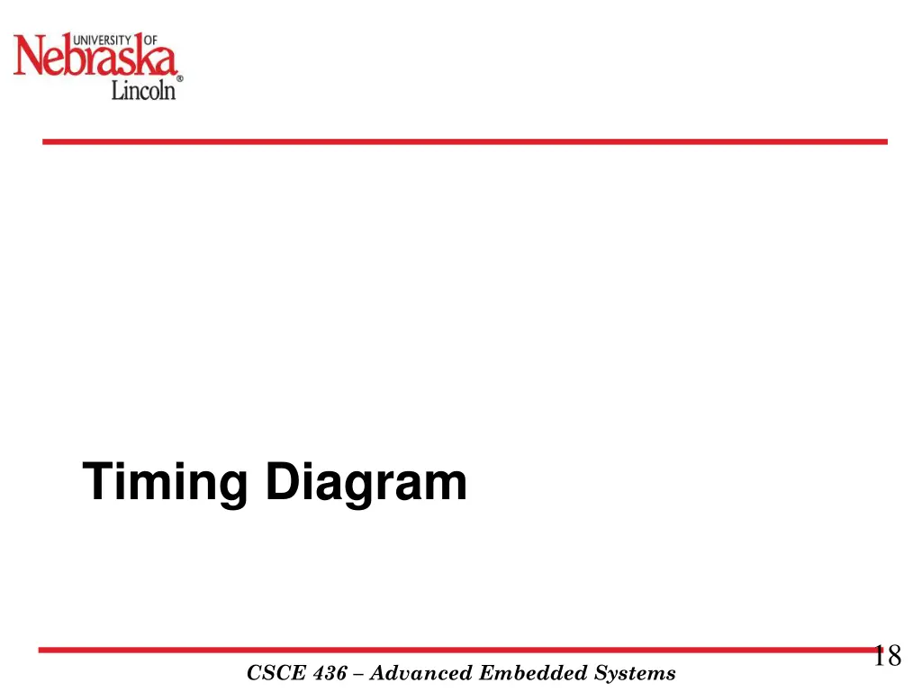 timing diagram