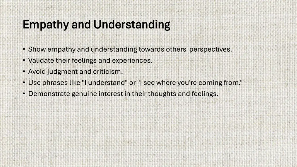 empathy and understanding empathy
