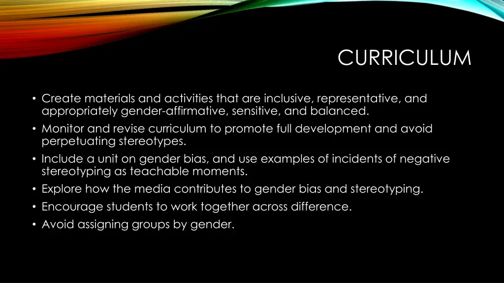curriculum