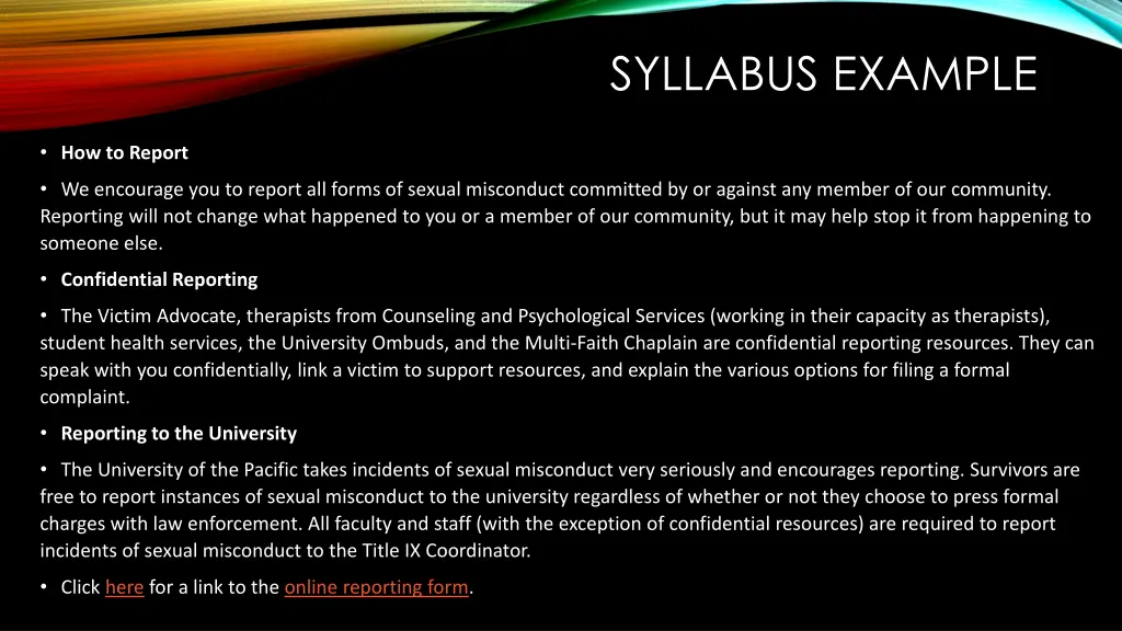 syllabus example 1