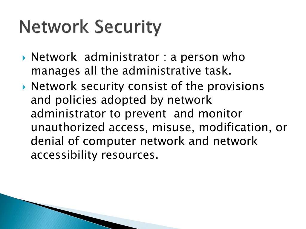 network administrator a person who manages