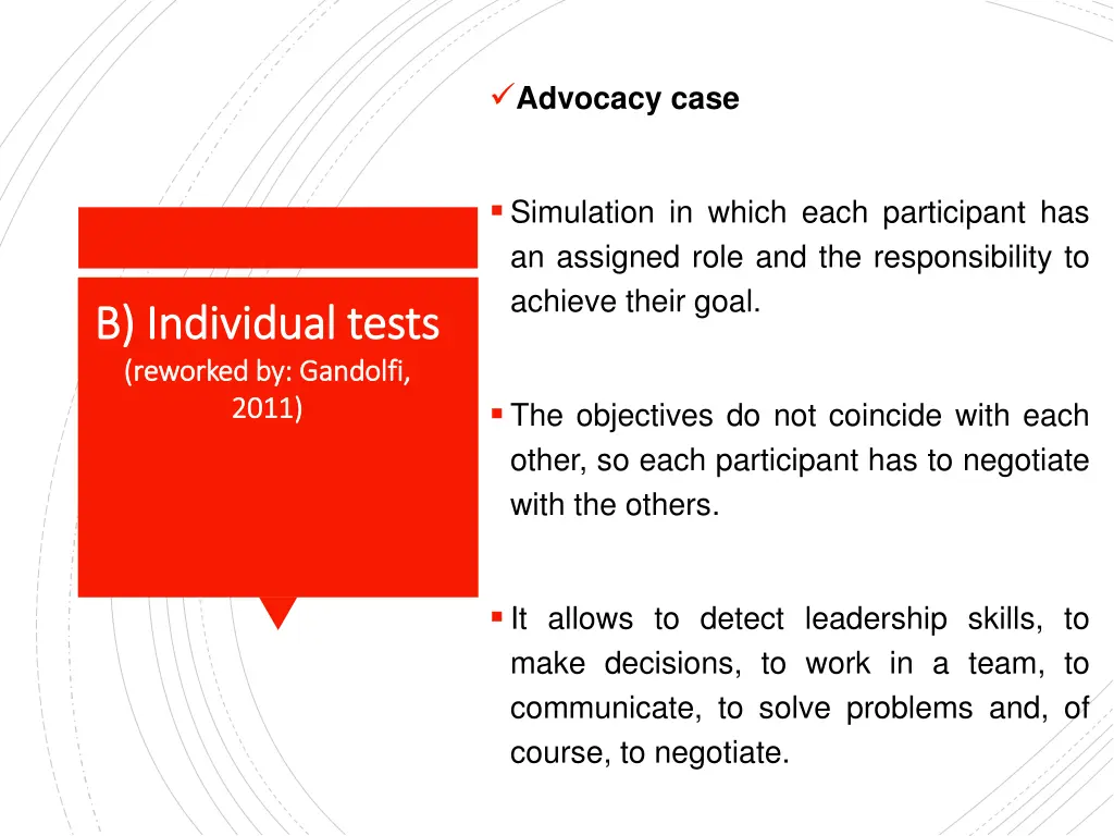 advocacy case