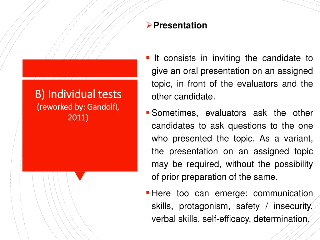 presentation