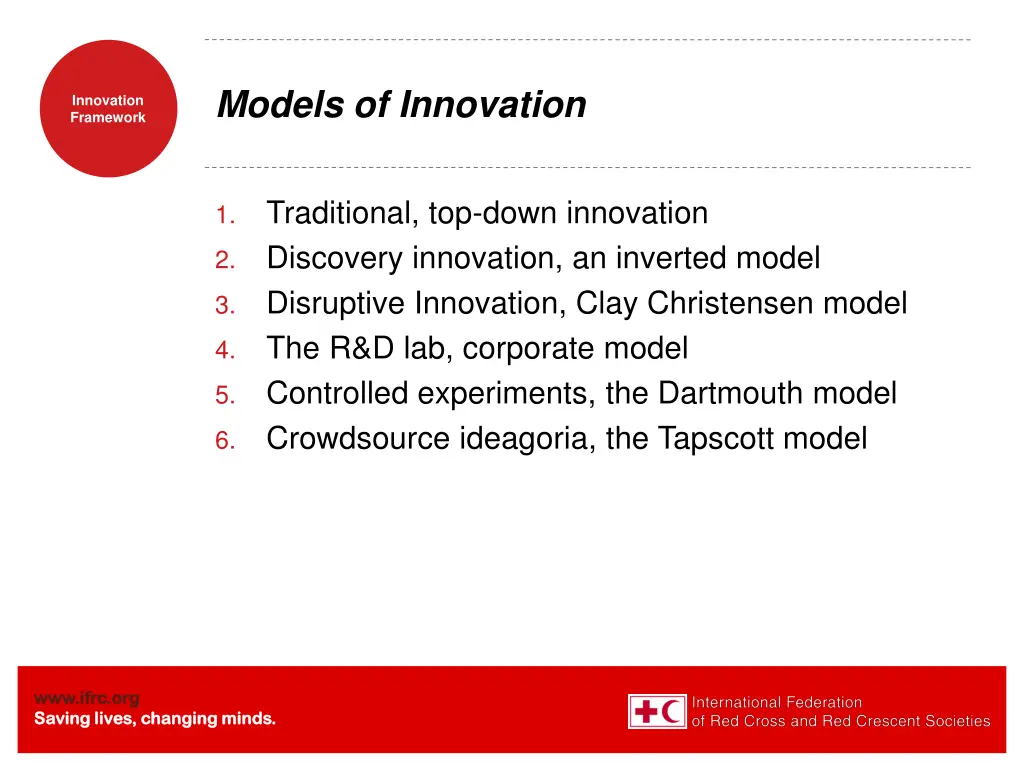 models of innovation