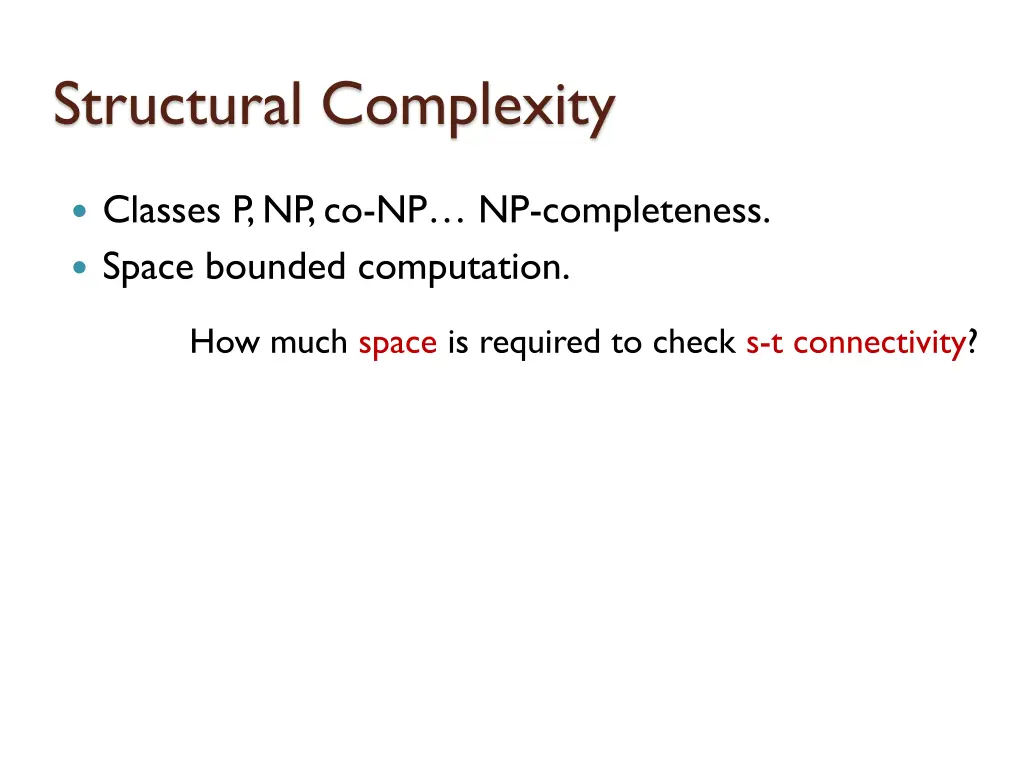 structural complexity 3