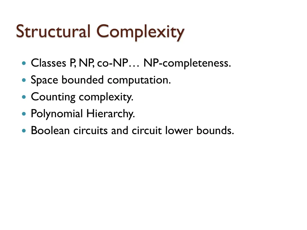 structural complexity 8