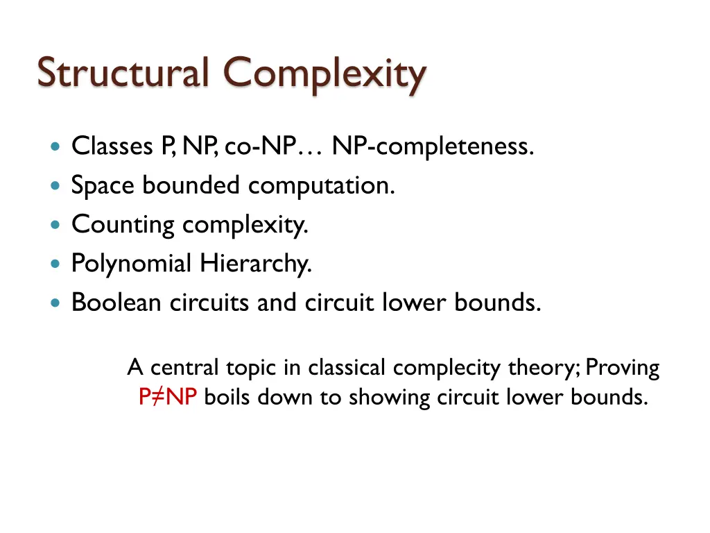 structural complexity 9