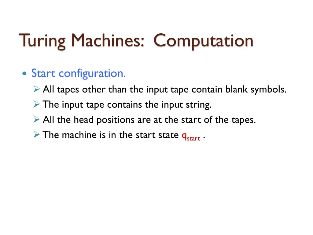 turing machines computation
