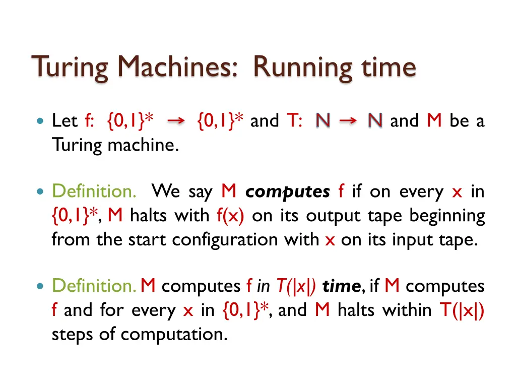 turing machines running time 1