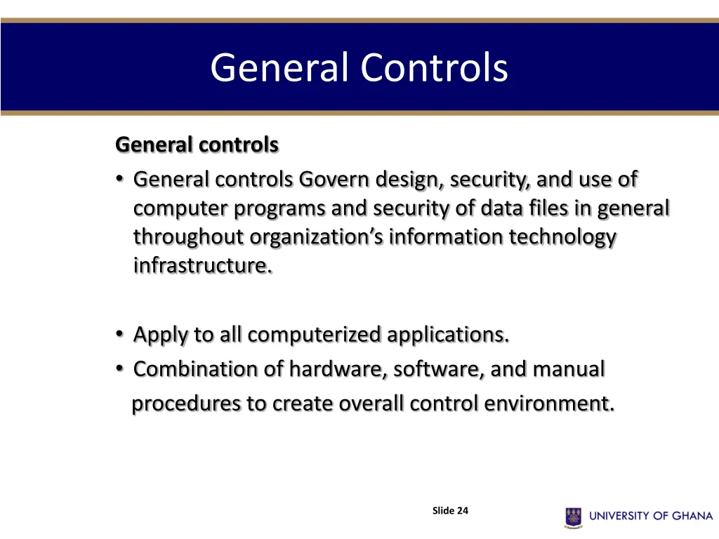 general controls 1