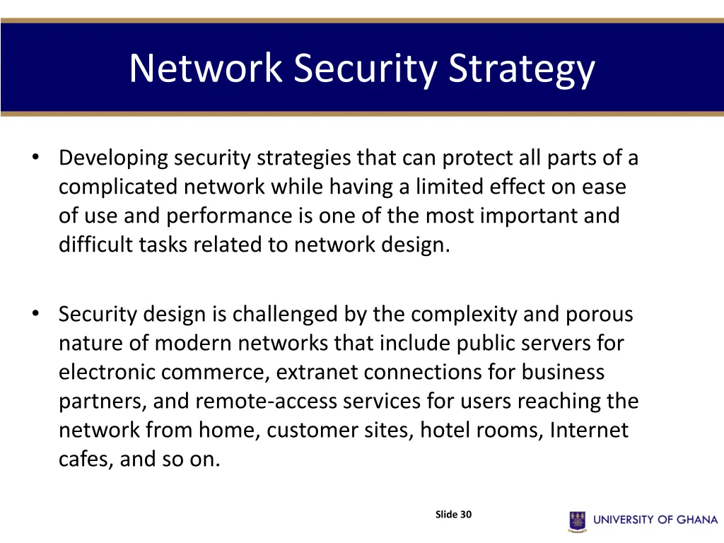 network security strategy
