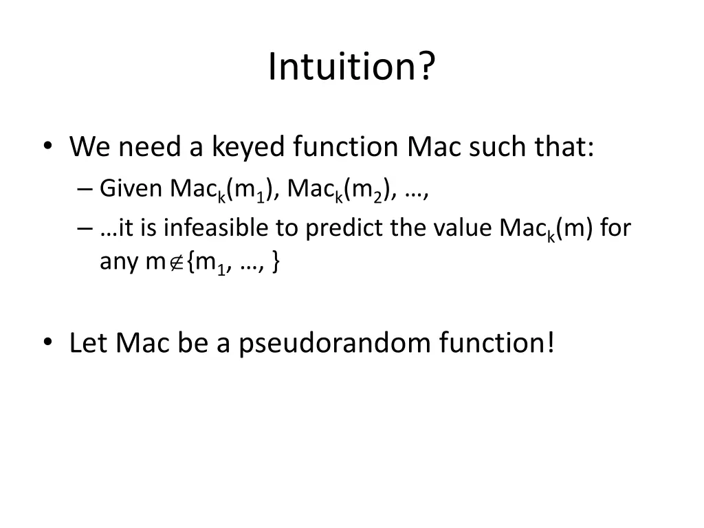 intuition