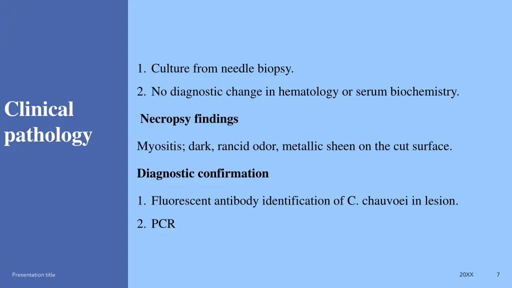 1 culture from needle biopsy