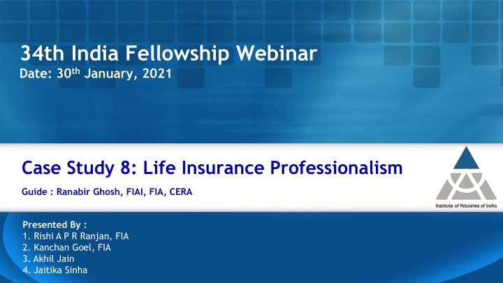 34th india fellowship webinar date 30 th january
