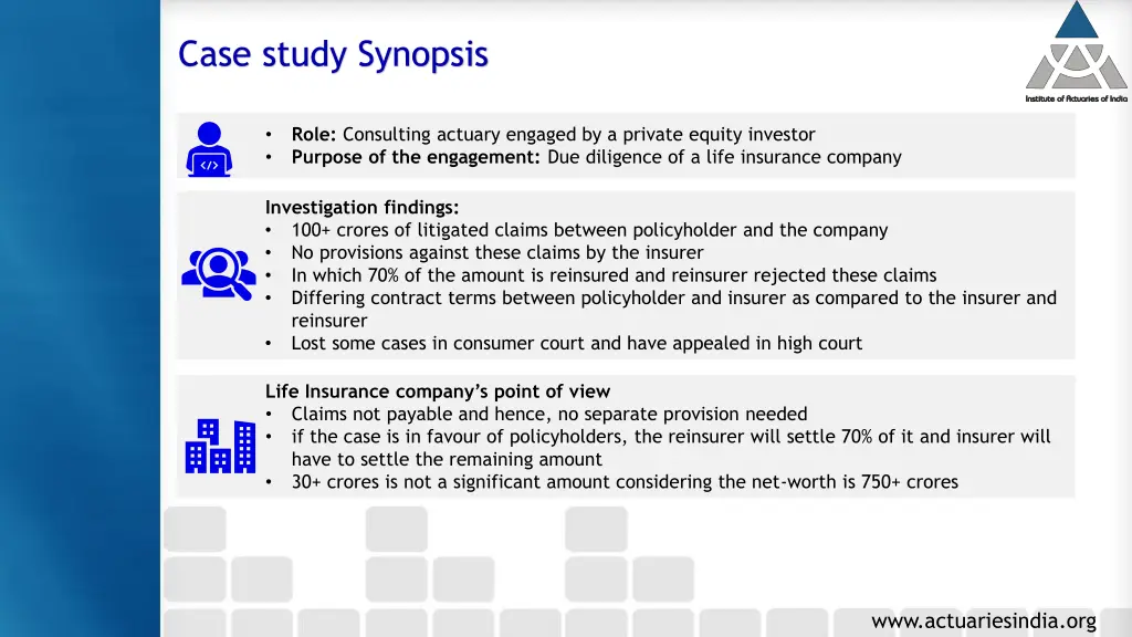 case study synopsis