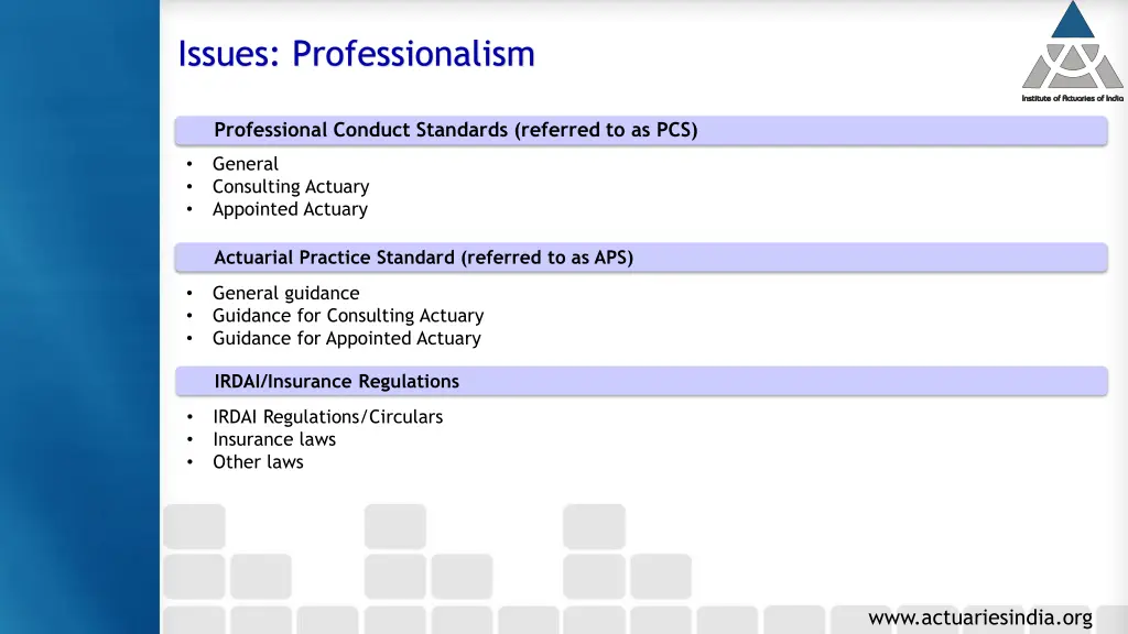 issues professionalism