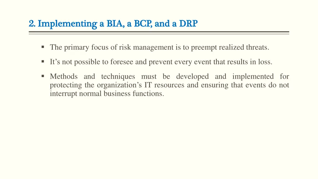 2 2 implementing implementing