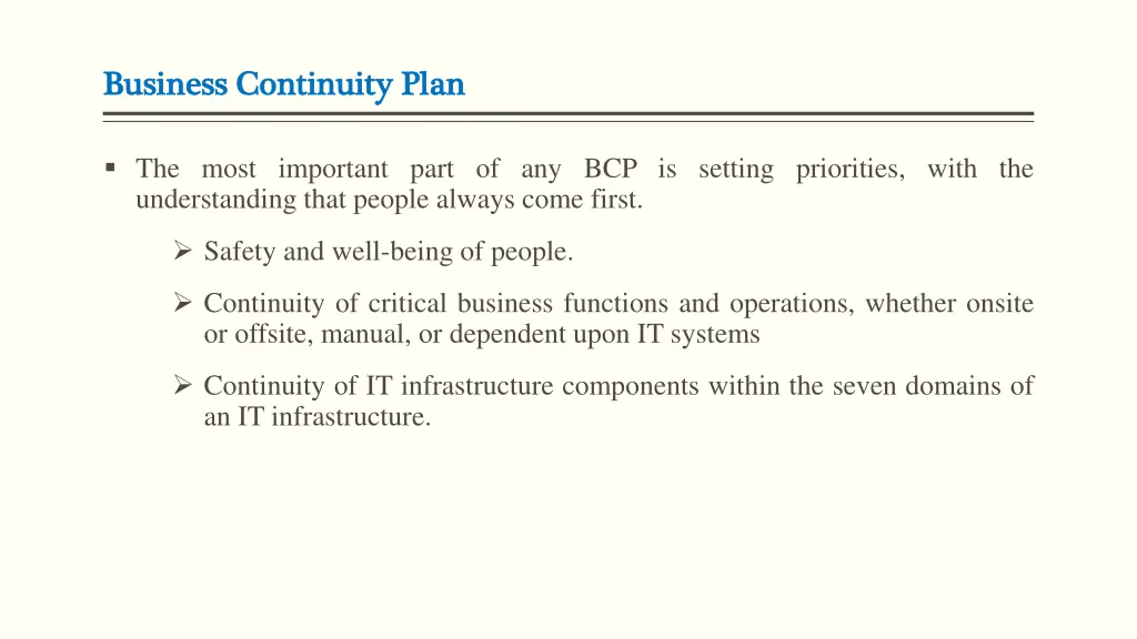 business continuity business continuity plan 1