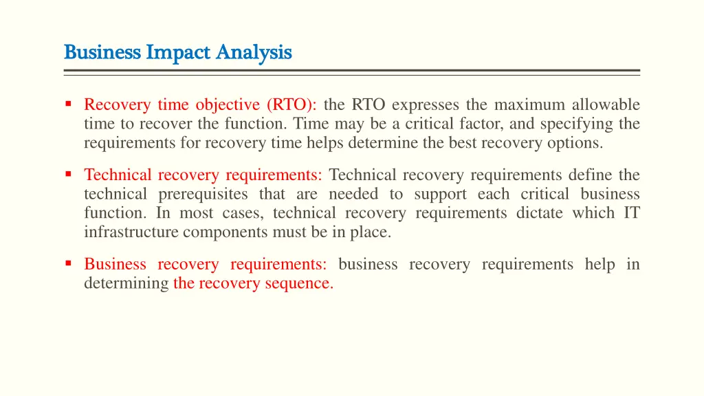 business impact analysis business impact analysis 1