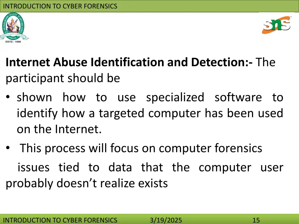 introduction to cyber forensics 14
