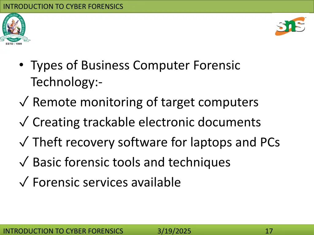 introduction to cyber forensics 16