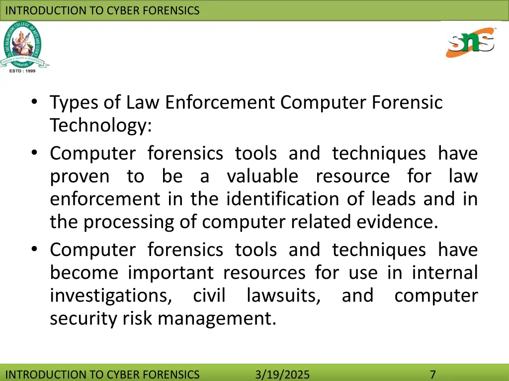 introduction to cyber forensics 6