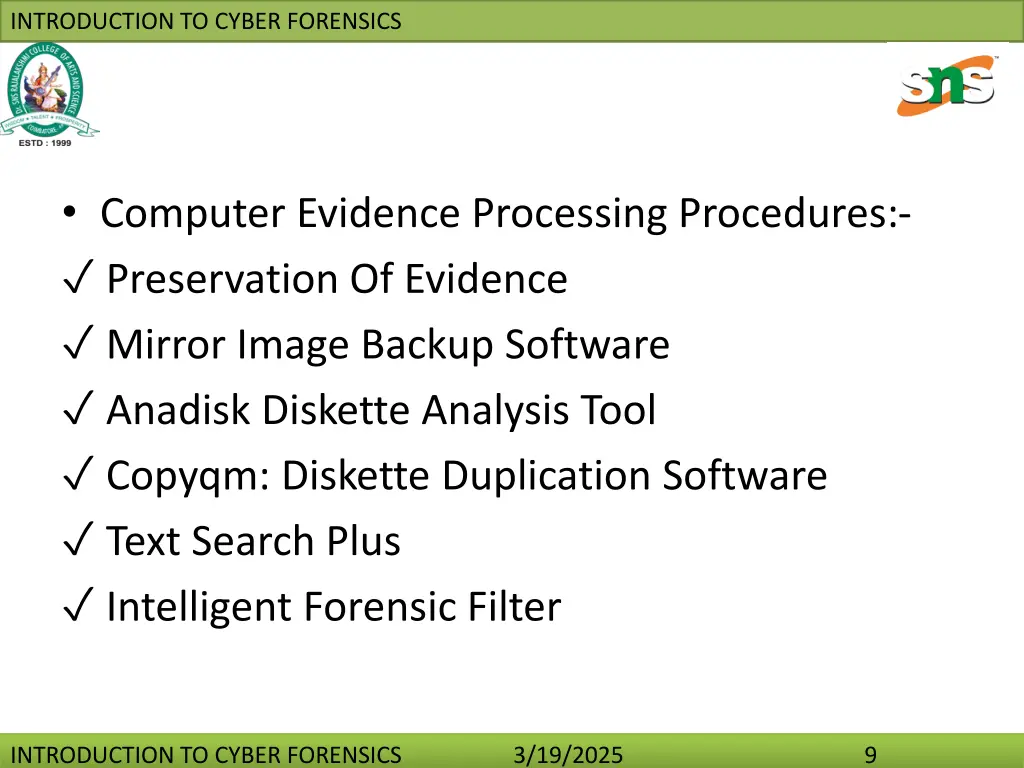 introduction to cyber forensics 8