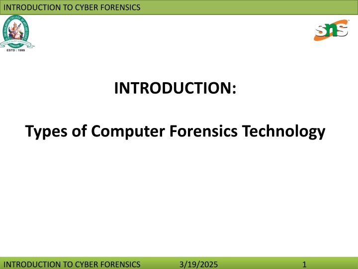 introduction to cyber forensics