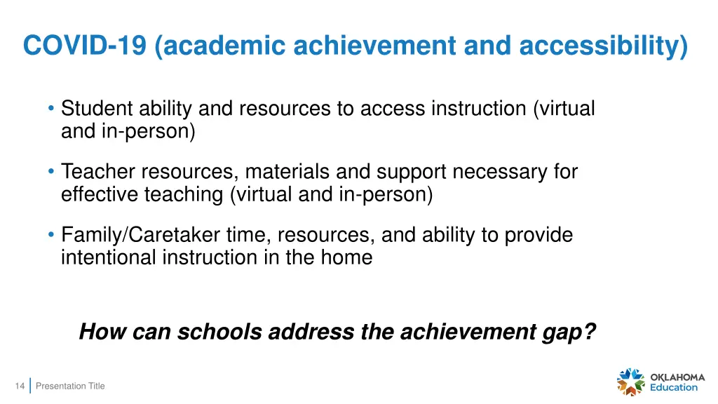 covid 19 academic achievement and accessibility 1