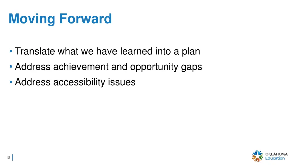 moving forward