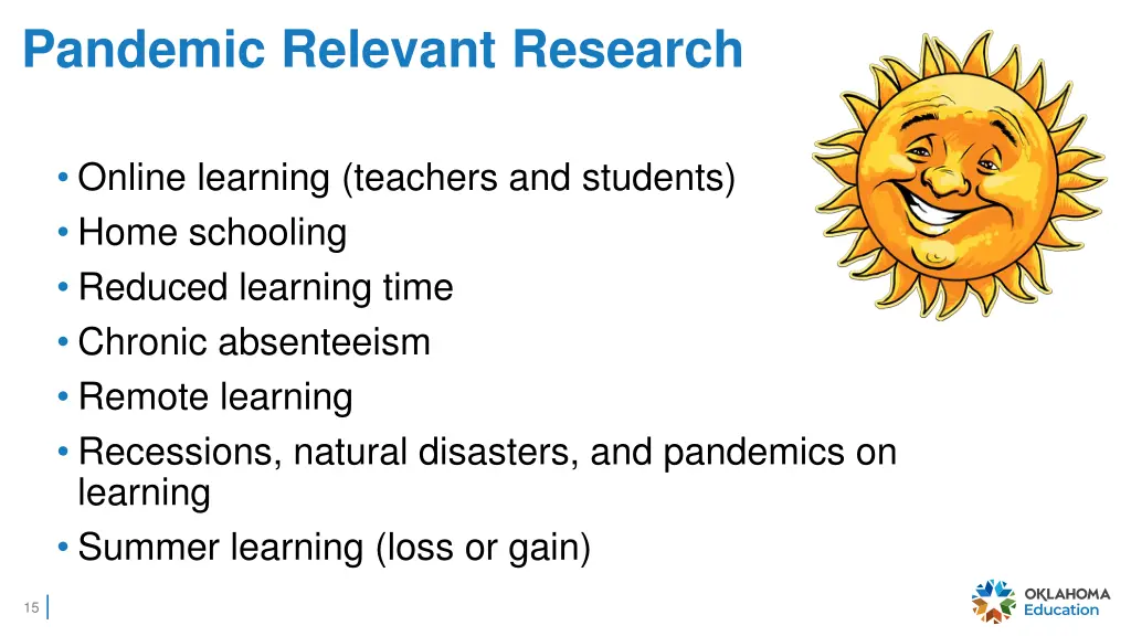 pandemic relevant research