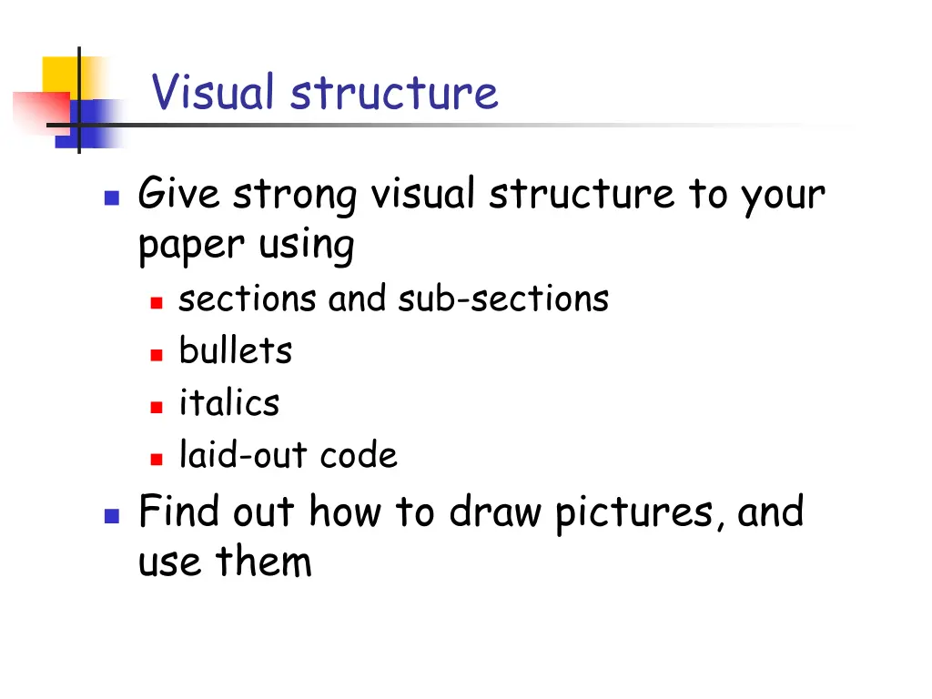 visual structure