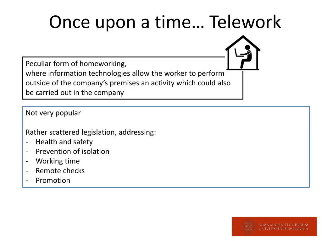 once upon a time telework