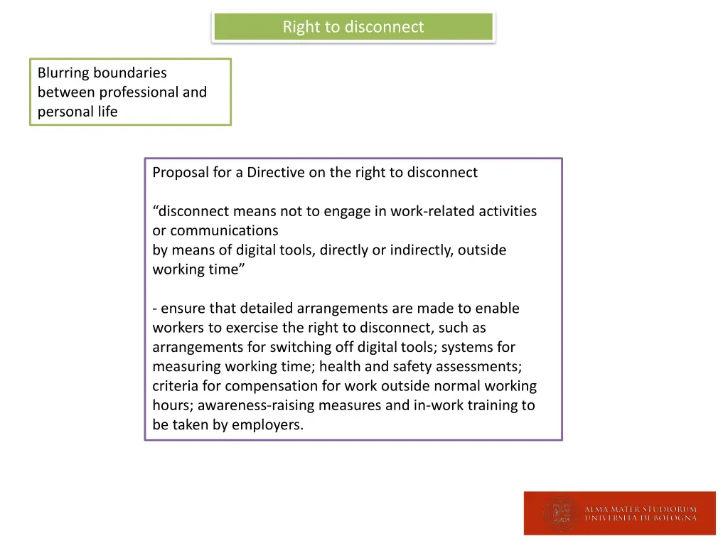 right to disconnect