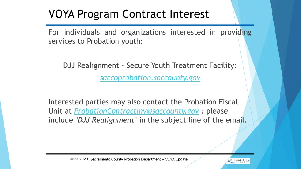 voya program contract interest