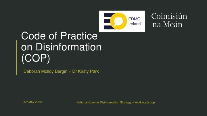code of practice on disinformation cop