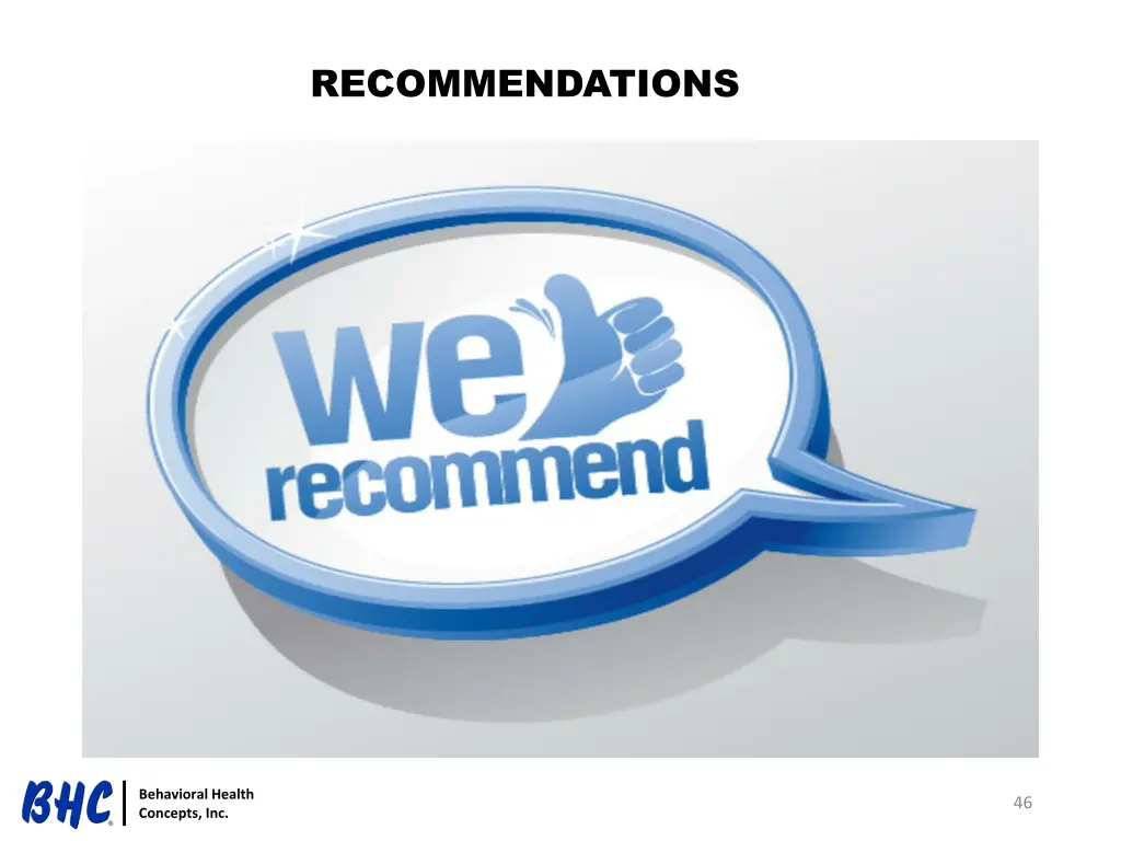 recommendations