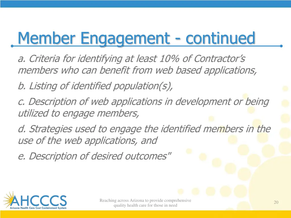 member engagement continued