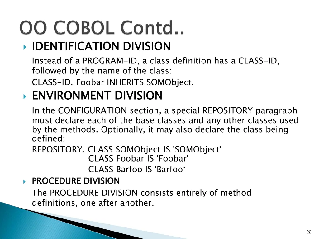 identification division instead of a program