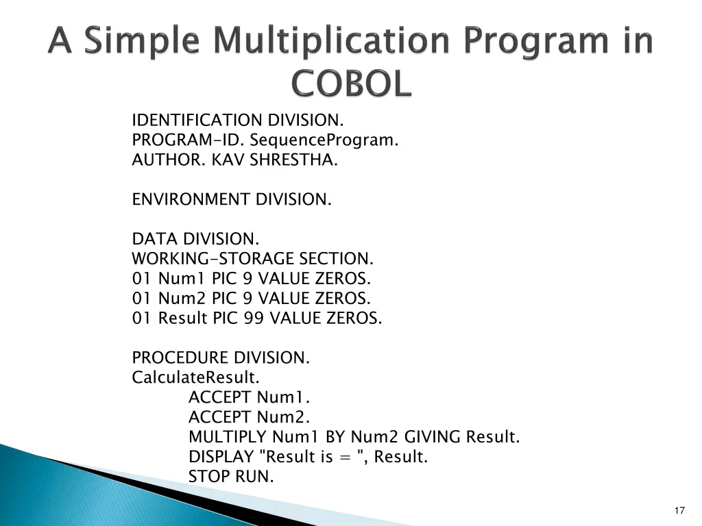 identification division program